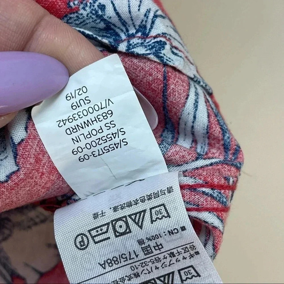 Gap standard fit short sleeve poplin xs - Picture 4 of 5